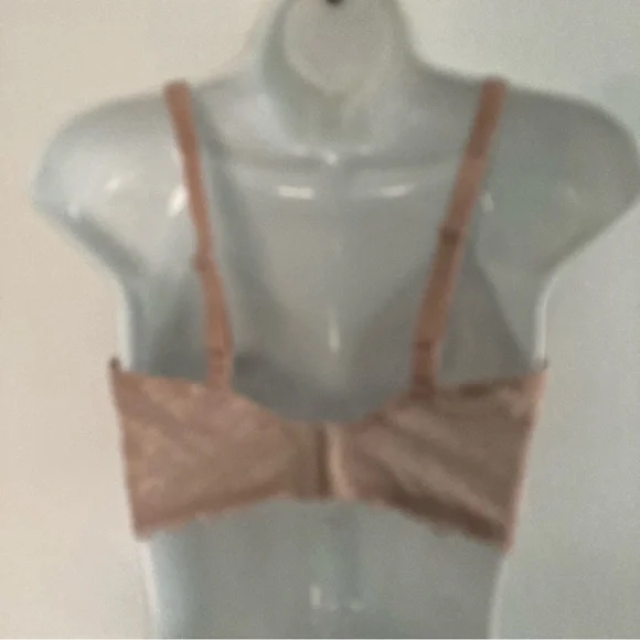 Wacoal Soft Sense Blush Lace Underwire Bra Blush Nude 34G Convertible Straps - Picture 7 of 7